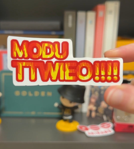 MODU TTWIEO - Jungkook FYA-inspired sticker